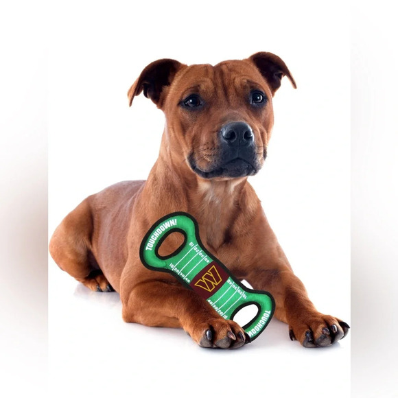 Pets First NFL Washington Commanders Football Field Dog Toy. NWT - Picture 3 of 7